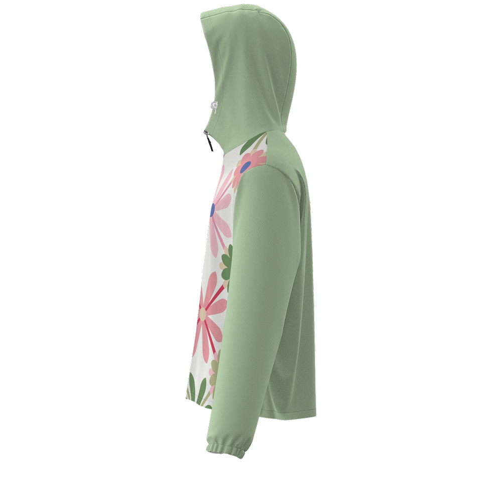 Julieta Full-Zip Hooded Windbreaker Jacket
