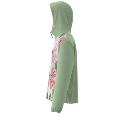 Julieta Full-Zip Hooded Windbreaker Jacket
