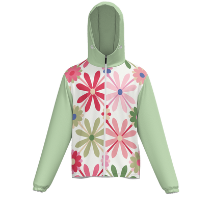 Julieta Full-Zip Hooded Windbreaker Jacket